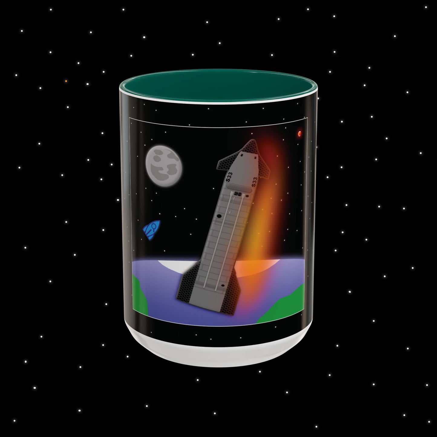 Starship Flight 7 Nebular Finds Spaceflight Mission Mug