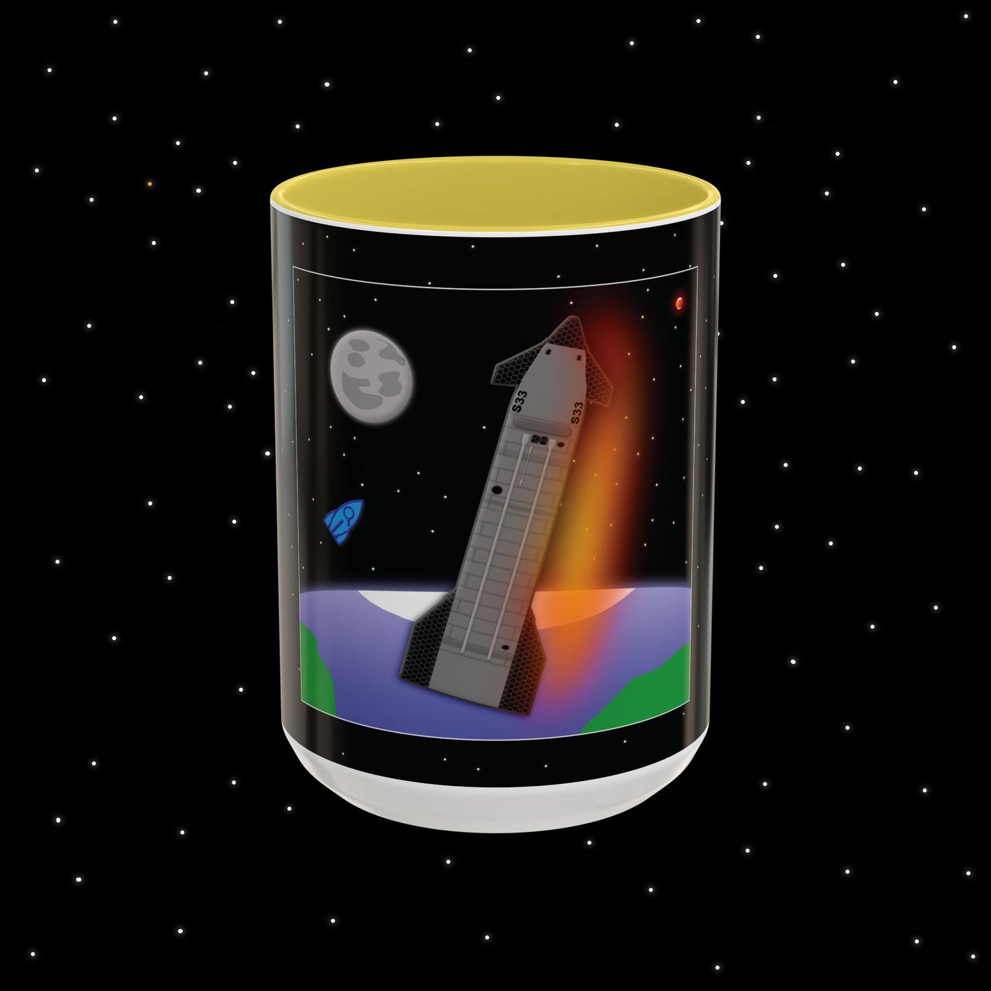 Starship Flight 7 Nebular Finds Spaceflight Mission Mug