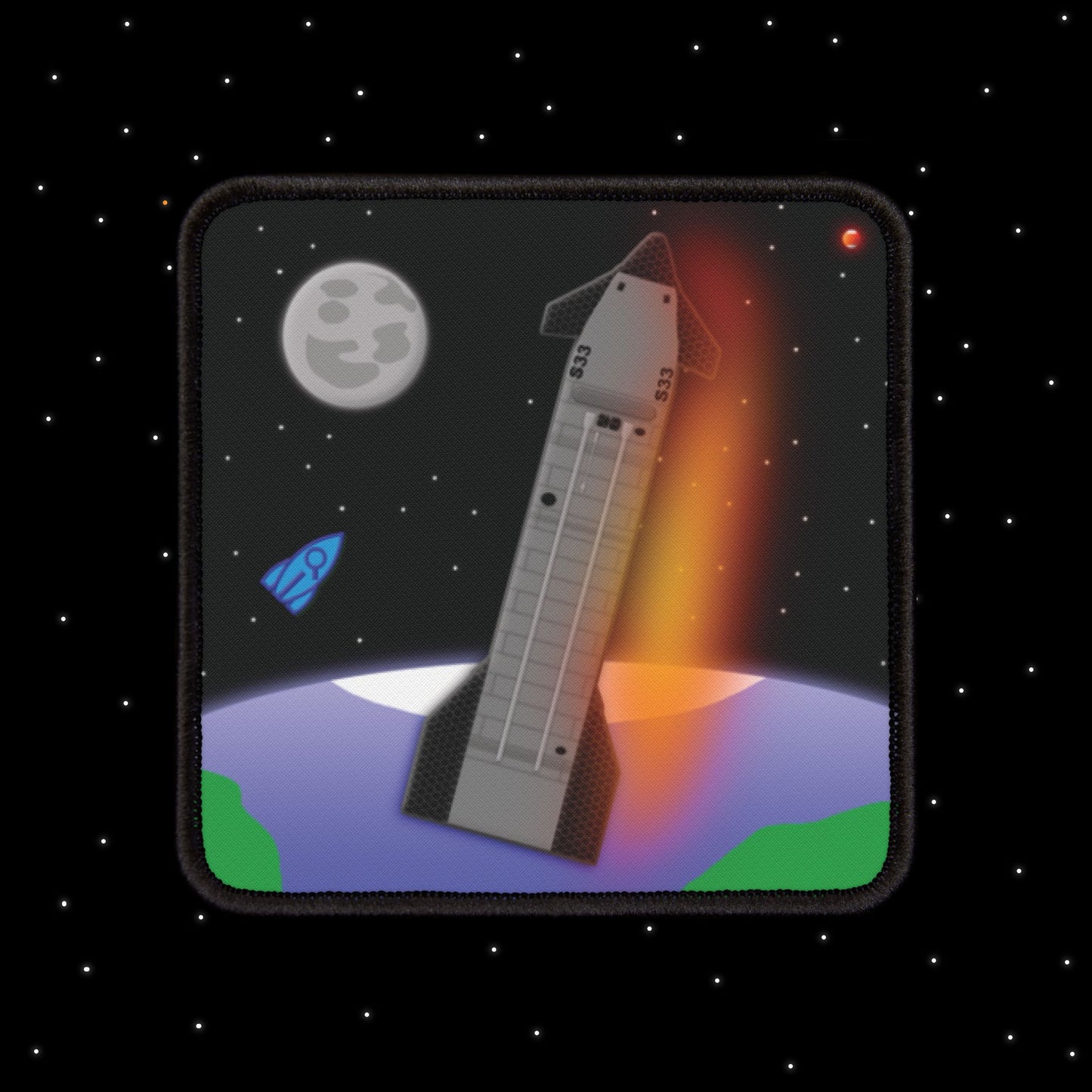 Starship Flight 7 Nebular Finds Spaceflight Mission Patch (Variant 2)