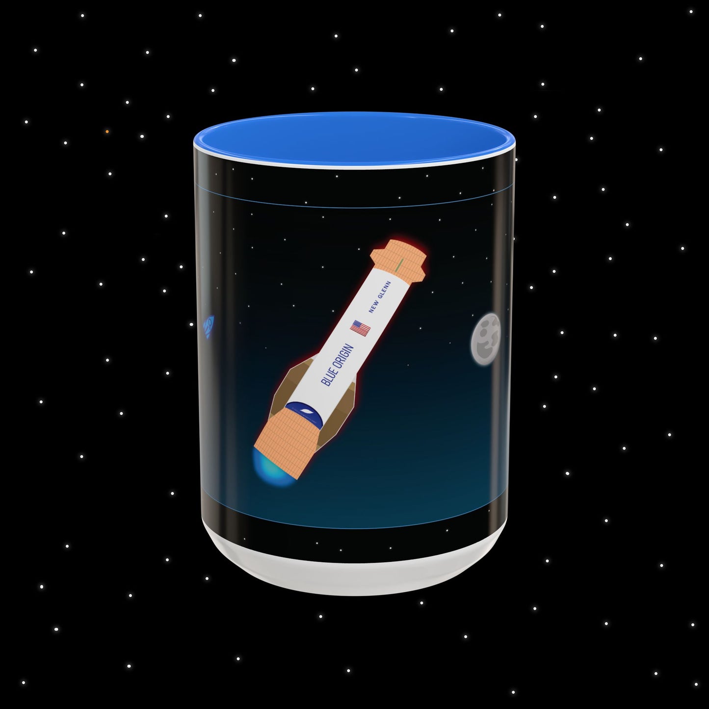 New Glenn Maiden Flight Nebular Finds Spaceflight Mission Mug