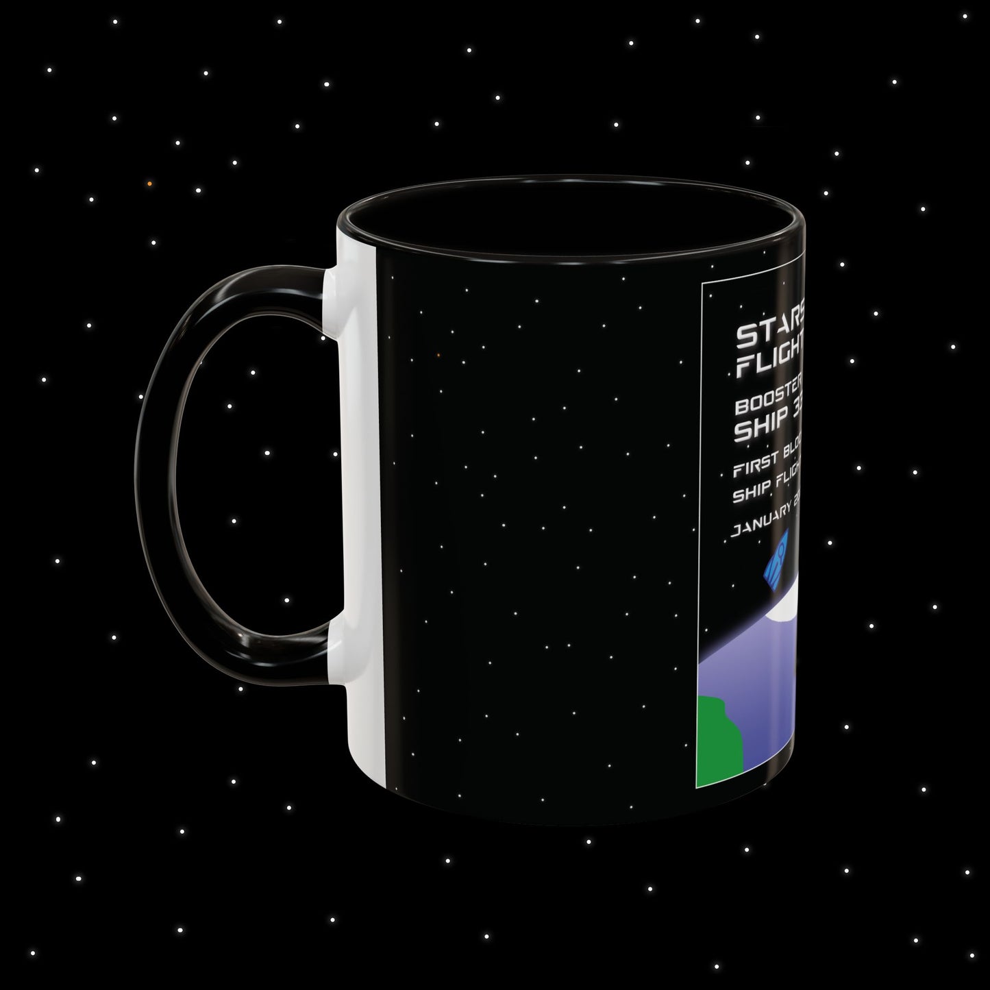Starship Flight 7 Nebular Finds Spaceflight Mission Mug