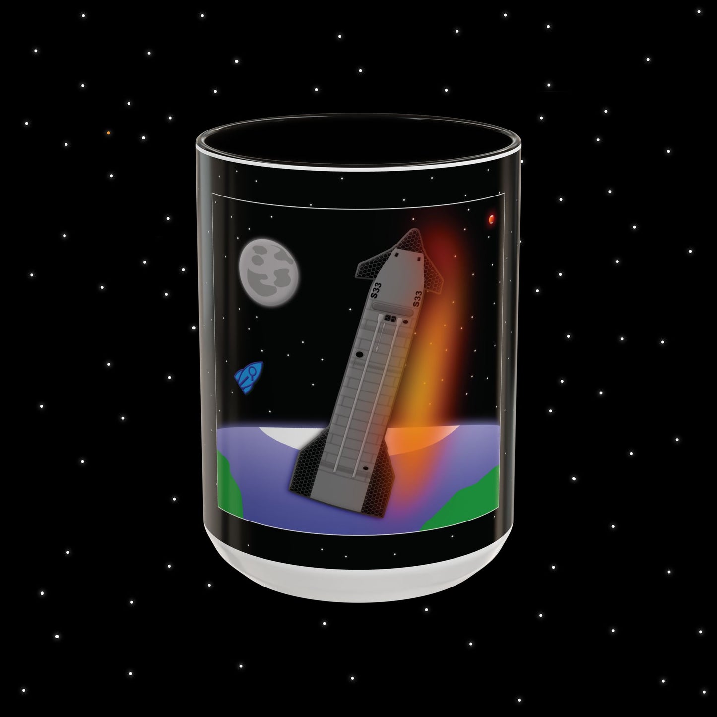 Starship Flight 7 Nebular Finds Spaceflight Mission Mug