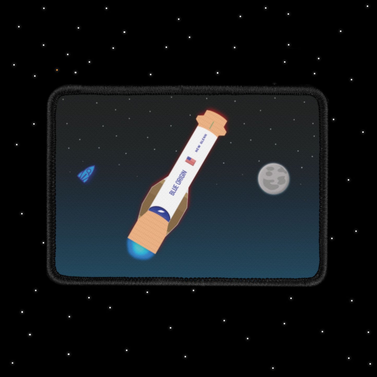 New Glenn Maiden Flight Nebular Finds Spaceflight Mission Patch (Variant 2)