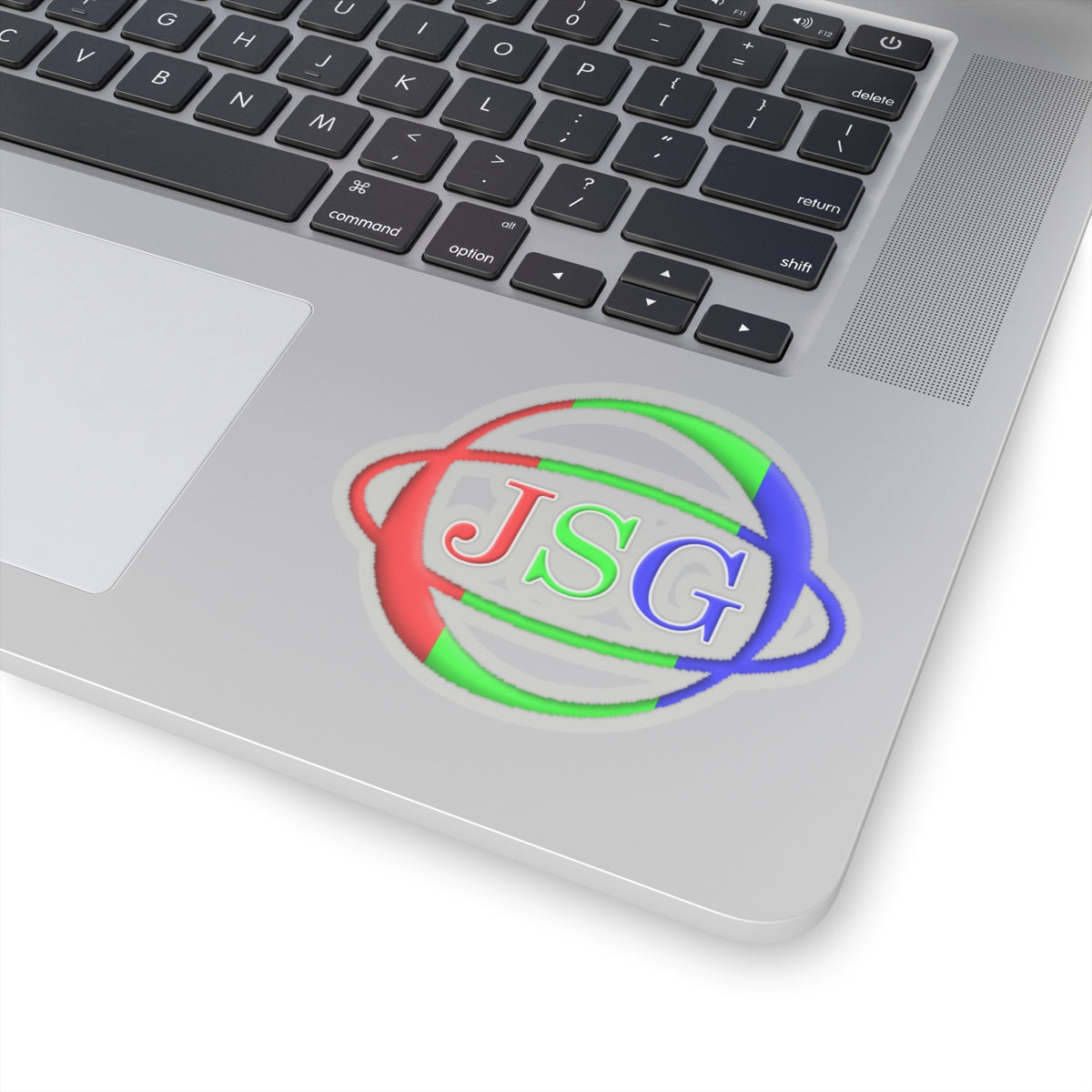 Johnster Space Games Logo Sticker