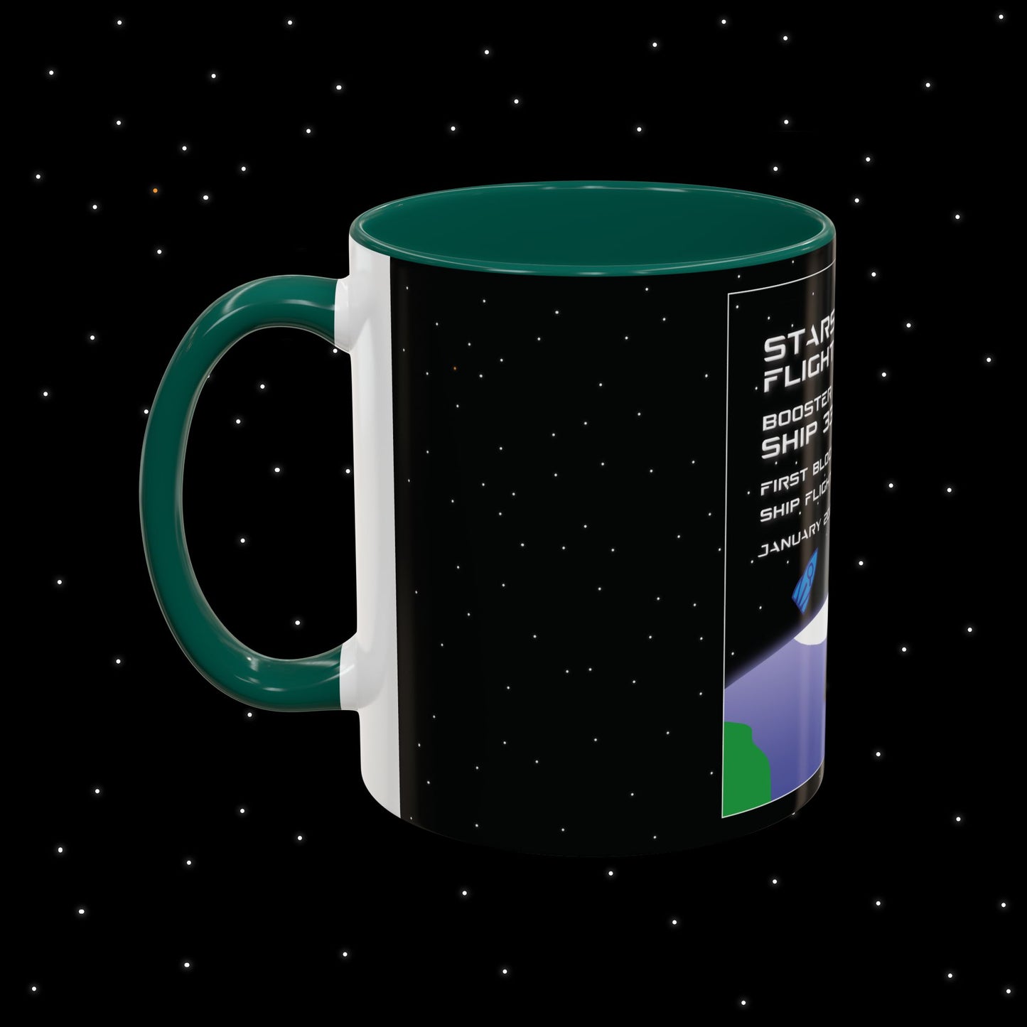 Starship Flight 7 Nebular Finds Spaceflight Mission Mug