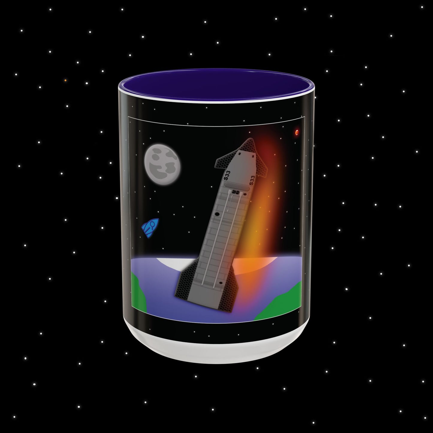 Starship Flight 7 Nebular Finds Spaceflight Mission Mug