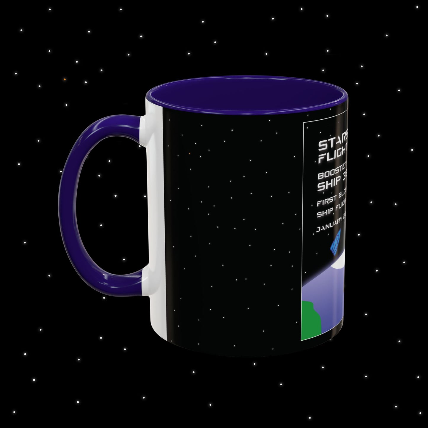 Starship Flight 7 Nebular Finds Spaceflight Mission Mug