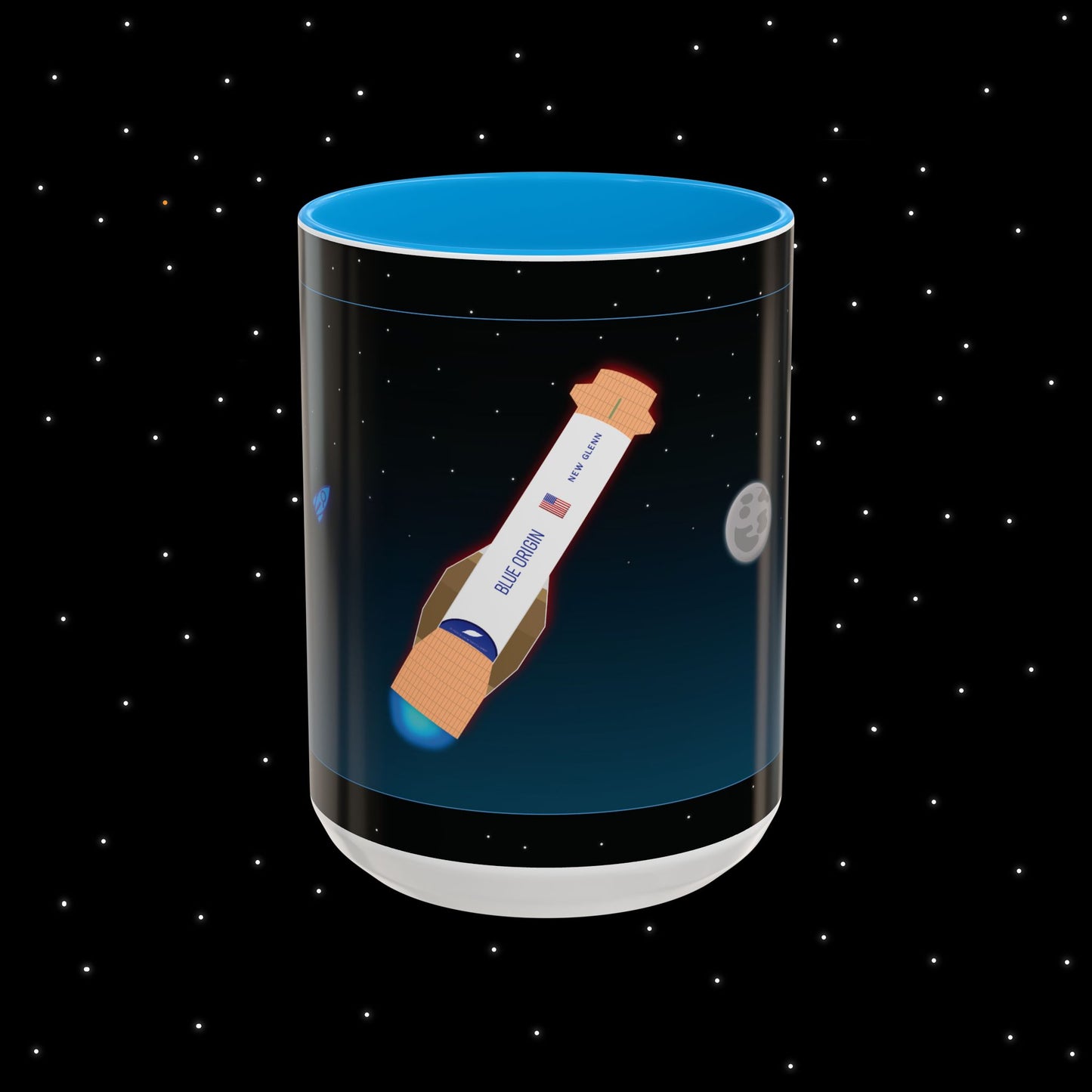 New Glenn Maiden Flight Nebular Finds Spaceflight Mission Mug