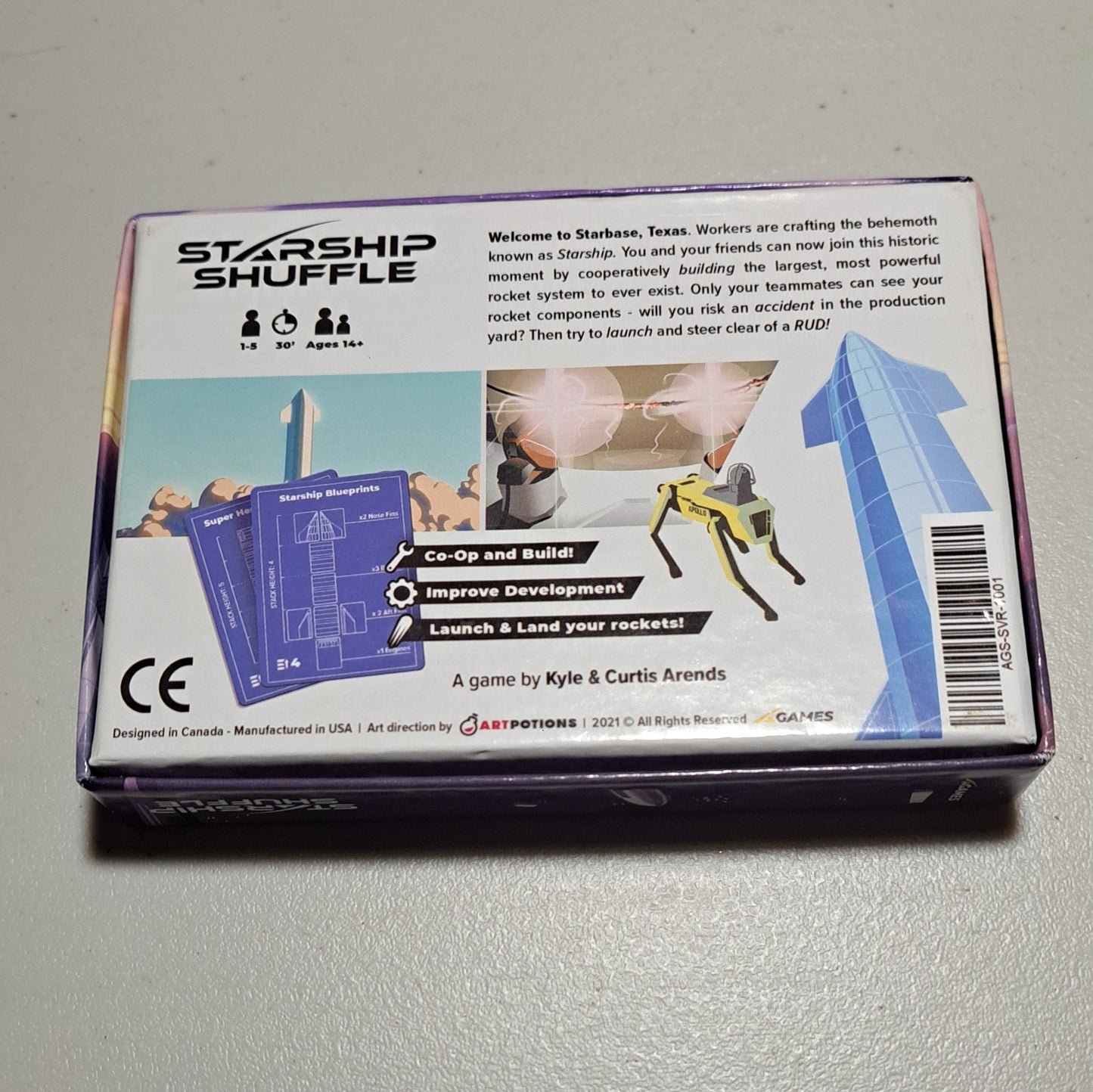 Starship Shuffle (Limited Edition Kickstarter Card Game)