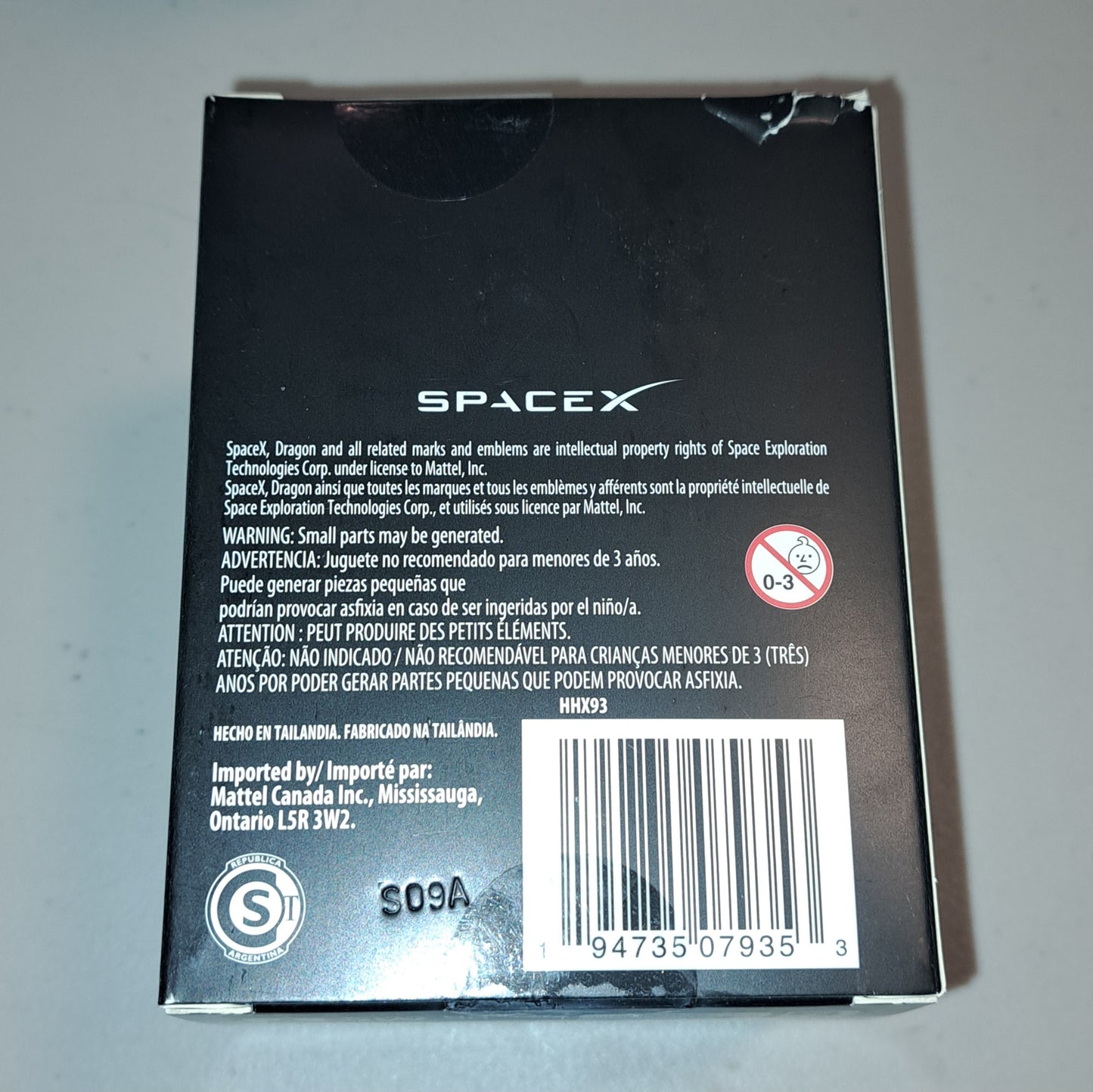 Matchbox SpaceX Crew Dragon Spacecraft Model