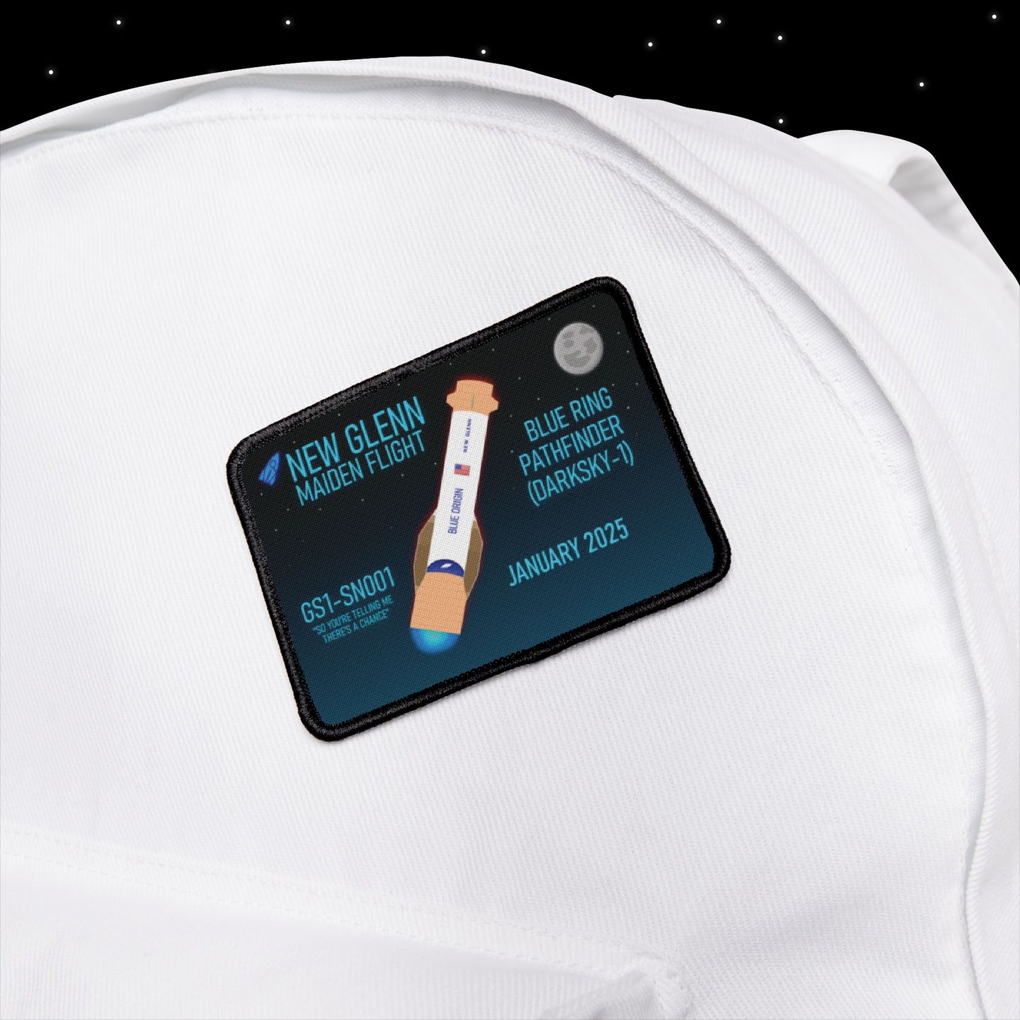 New Glenn Maiden Flight Nebular Finds Spaceflight Mission Patch (Variant 1)