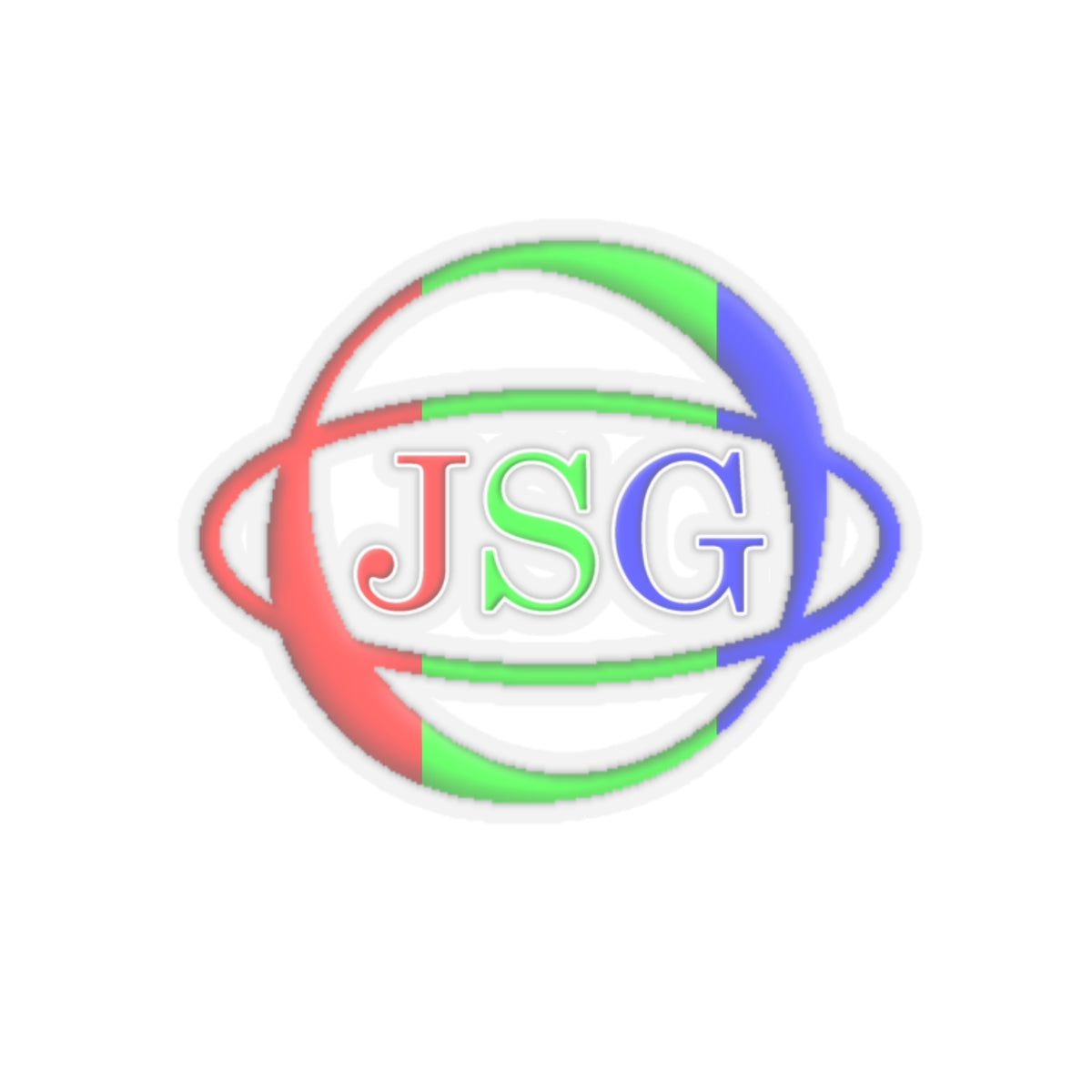 Johnster Space Games Logo Sticker