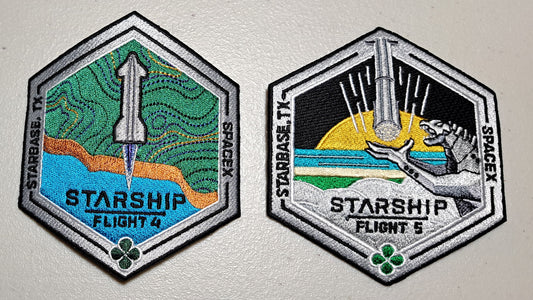 Starship Flight Test SpaceX Mission Patch Bundle